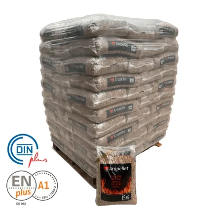 Pellet Arapellet palet 77 sacos 15 kg (1.155 kg) ENplus A1