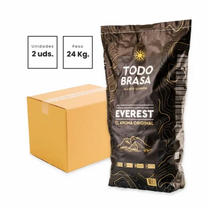 Carbón vegetal Todo Brasa Everest 12 kg