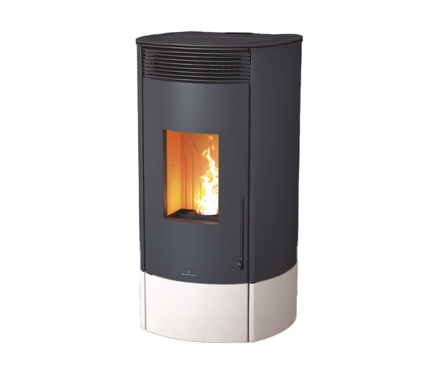 Estufa de pellets de aire Mila 11 kW con WiFi