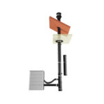 Kit coaxial tejado vertical Ø80-125 para estufa de pellets estanca KIT-JJ03-08MN