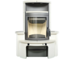 Kit chimenea Hark Avenso GT ECO Plus cerámica blanca 8 kW