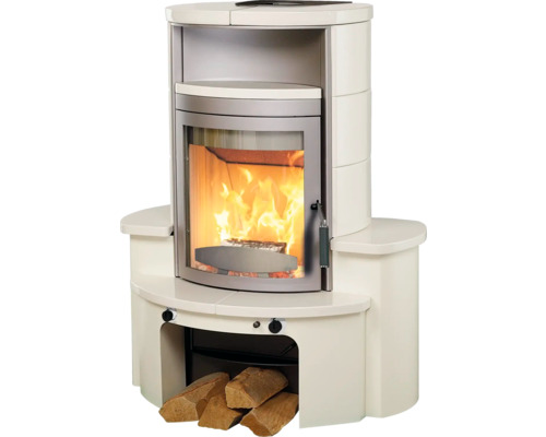 Kit chimenea Hark Avenso GT ECO Plus cerámica blanca 8 kW