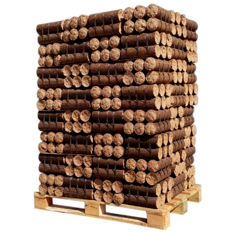 Troncos nocturnos madera densificada palet 960 kg