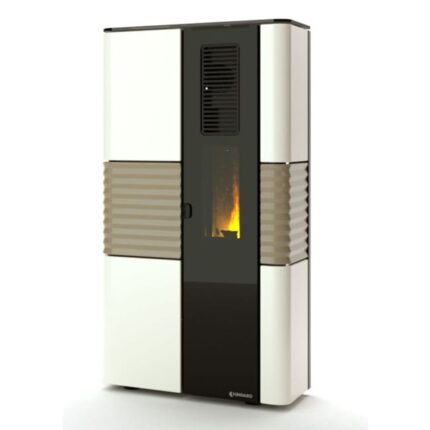 Termoestufa de pellets Ungaro Mariquita Classic 14 kW salvaspazio