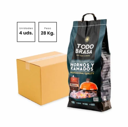 Carbón vegetal especial para hornos y kamados – brasas >7 h