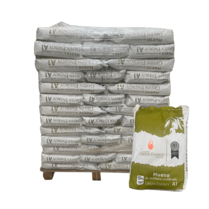 Hueso de aceituna Garzón Green Energy 78 sacos 15 kg (1.170 kg) A1